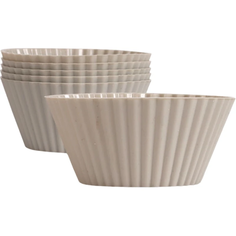 Silikonformar Ø7 cm – 6 st. 13722AG by Airfryer color Beige/Natuur