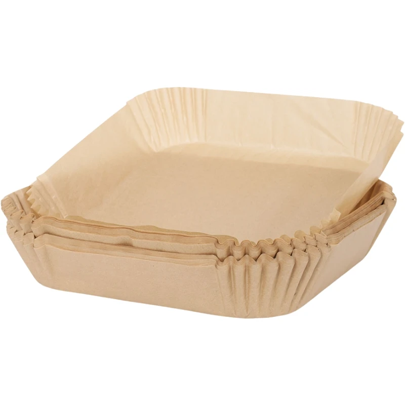 Pappersformar till airfryer | Kvadratiska | 100 st. 14135AG by Airfryer color Vit/Natur