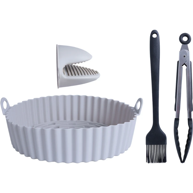 Airfryer-set – 4 delar 14364AG by Airfryer color Grå/Svart