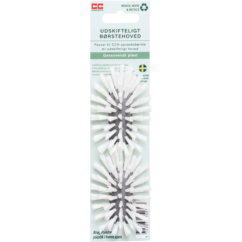Utbytbart borsthuvud, 2 st. | CC Hansen 3523AG by CC Hansen color Assorterad