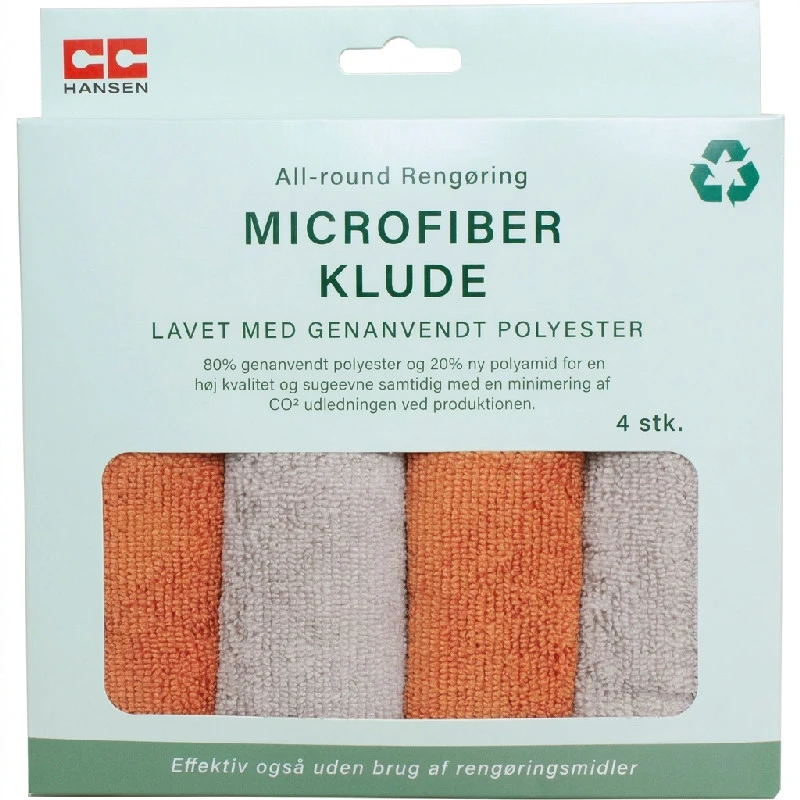 CC Hansen Mikrofiberdukar 30x30 cm 4 st 4260AG by CC Hansen color Svart