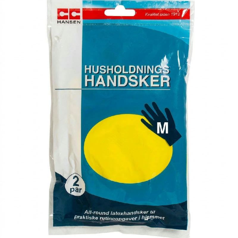 Hushållshandskar, M | 2 par | CC Hansen 4719AG by CC Hansen color Svart