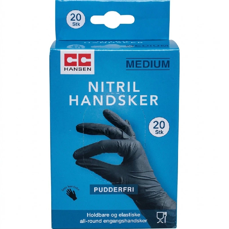 Nitrilhandskar Medium 20 st CC Hansen 4774AG by CC Hansen color Svart