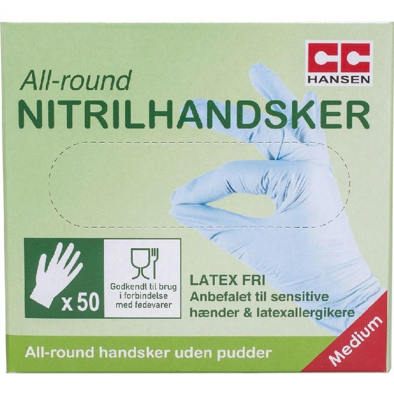 Engångshandskar | Nitril | Allround | 50 st. | CC Hansen 4796AG by CC Hansen color Svart