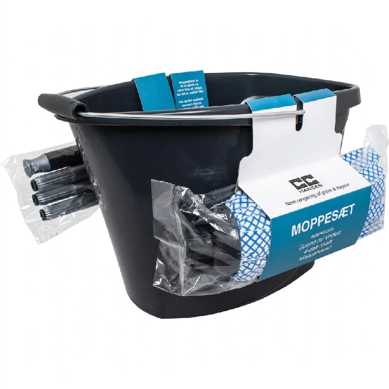 Moppset, komplett med 14 L hink | CC Hansen 5420AG by CC Hansen color Svart