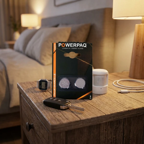 Batterier Litium CR2032 2 st | PowerPaq 12937AG by PowerPaq color Silver