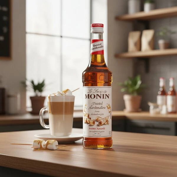 Monin Rostat Marshmallow / Ristet Skumfidus Syrup FL 70 50000131 by MONIN color Svart