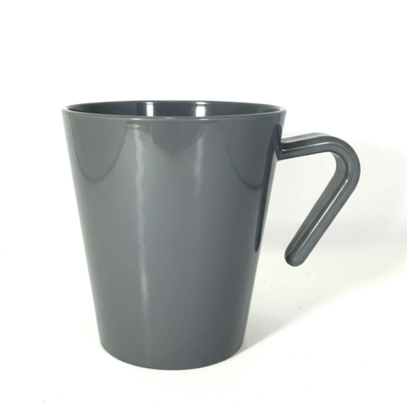 Kaffemugg Stapelbar 30 cl Mörkgrå PP-plast BPA-fri 8538-DARK GREY by GraMonty color Svart