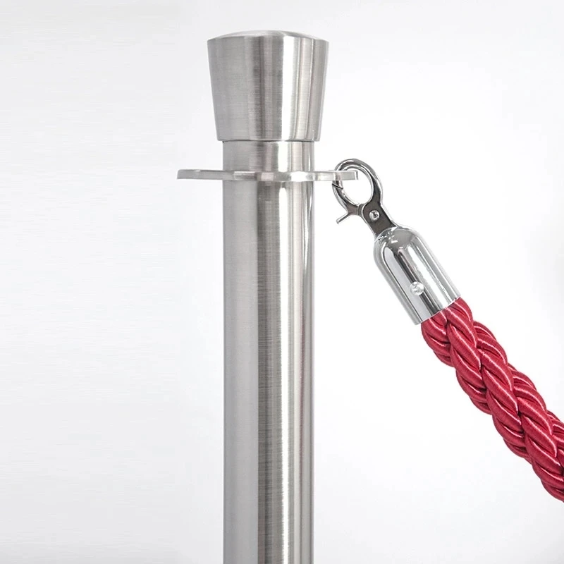 Avspärrningsrep, Röd Fläta m. Silver Klicklås 200 cm AF641 by Barlife color Röd