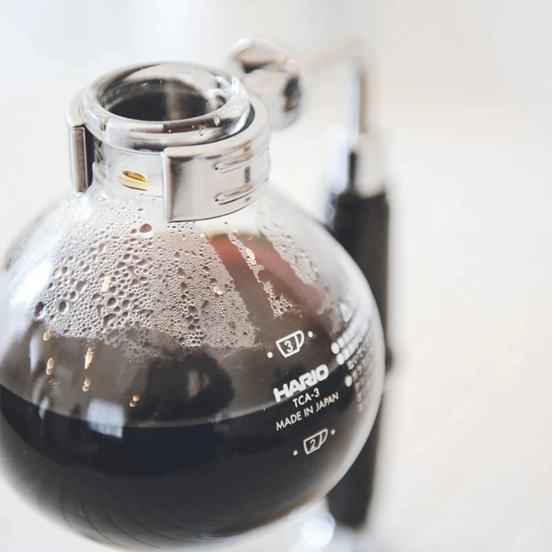 Kaffesifon "Technica" - Hario 3 koppar (360ml) TCAR-3 by Hario color Svart