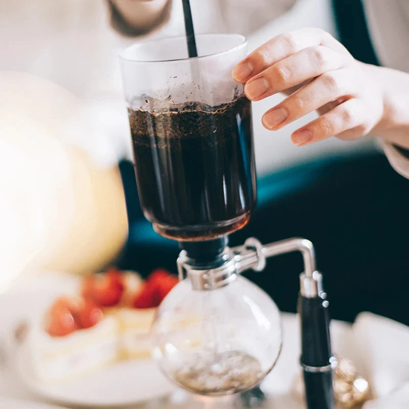 Kaffesifon "Technica" - Hario 3 koppar (360ml) TCAR-3 by Hario color Svart