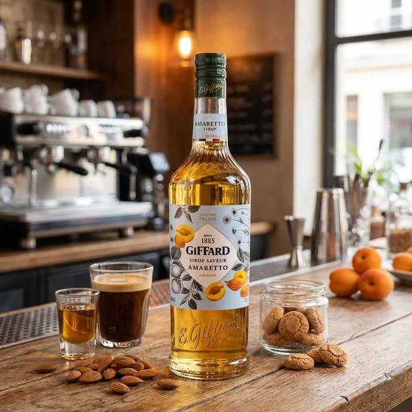 Giffard Amaretto Sirap 100 cl 17-1006984 by GIFFARD color Svart