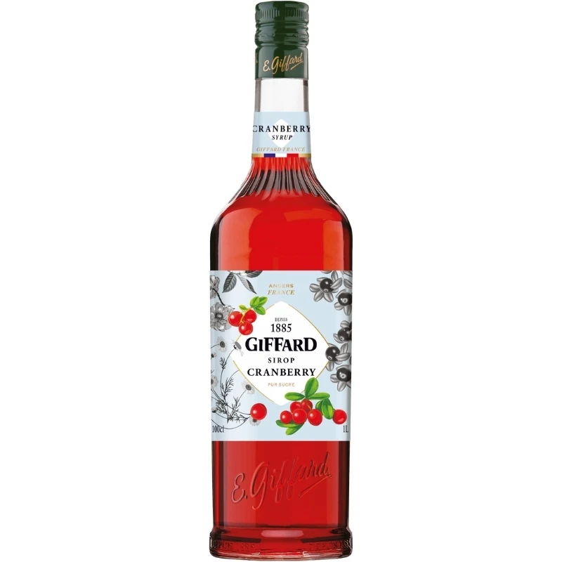 Giffard Syrup Tranbär 100 cl 17-1007003 by GIFFARD color Svart