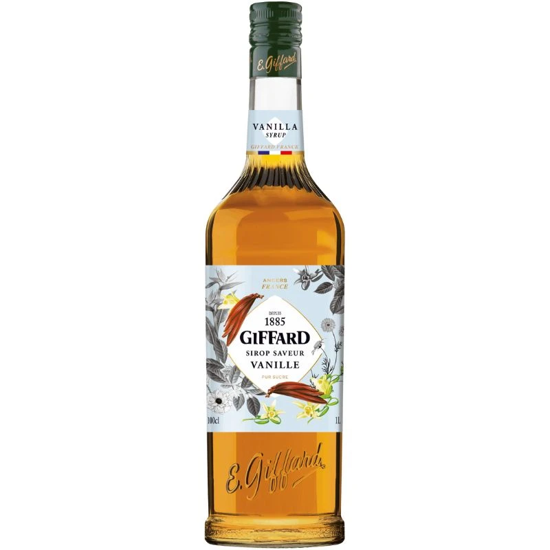 Giffard Syrup Vanilj FL 100 17-1007045 by GIFFARD color Svart
