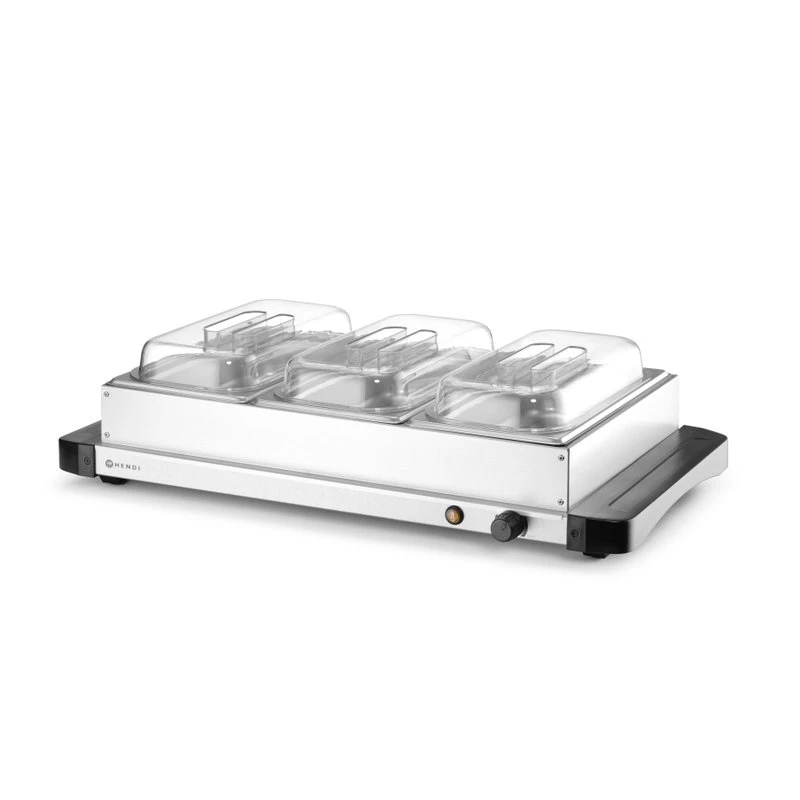 Värmeplatta Hendi 40°C till 75°C - 657x381x(h)161 201749 by Hendi color Silver