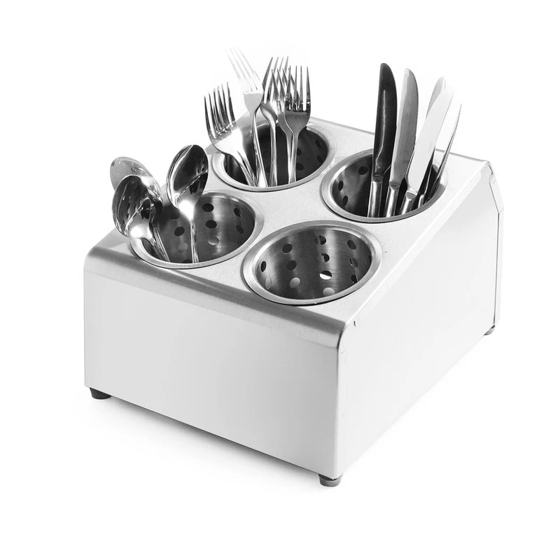 Bestickkorgshållare 255x295x(H)215 mm 552407 by Hendi color Silver