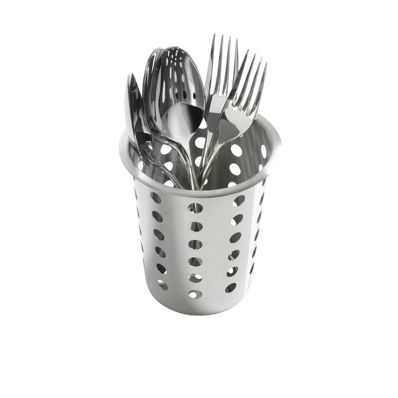 Bestickkorg ⌀97x(H)137 552490 by Hendi color Silver