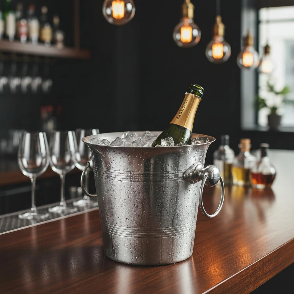 Champagnekylare Aluminium BTBL3508 by Beaumont color Silver