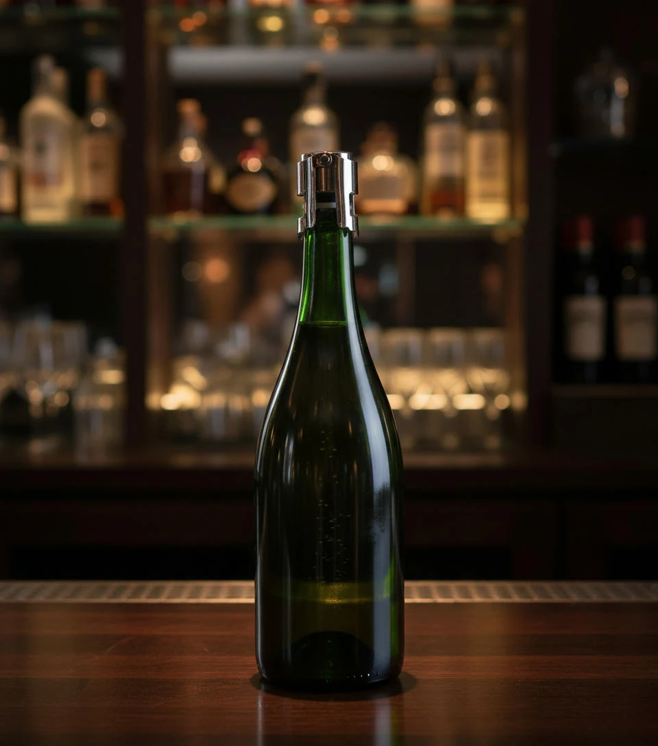 Champagnepropp i rostfritt stål BTBL3539 by Beaumont color Silver