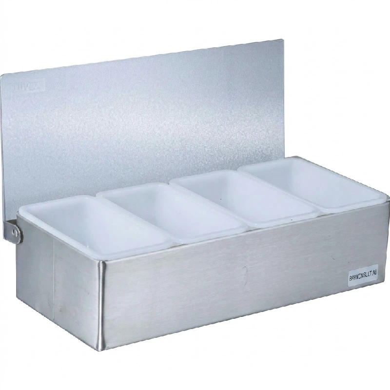 Fruktdispenser stål - 4 fack BTBL3761 by Beaumont color Svart