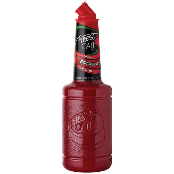 Finest Call Puree Strawberry / Jordgubb FL 100 61010 by FINESTCALL color Svart