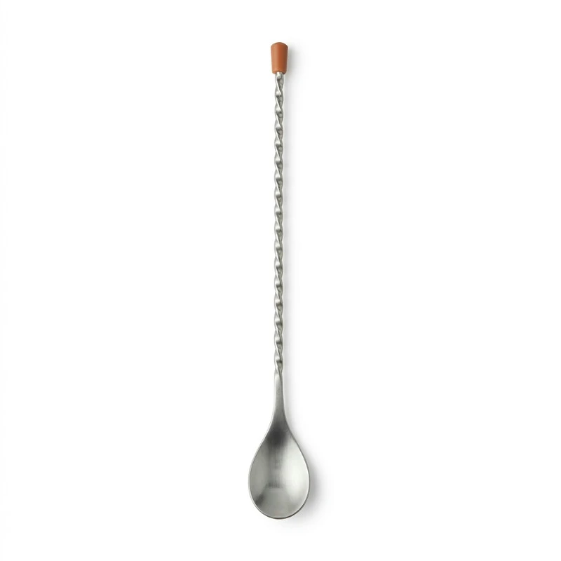 Cocktailsked i rostfritt stål med tvinnat skaft BTBL3569 by Beaumont color Svart