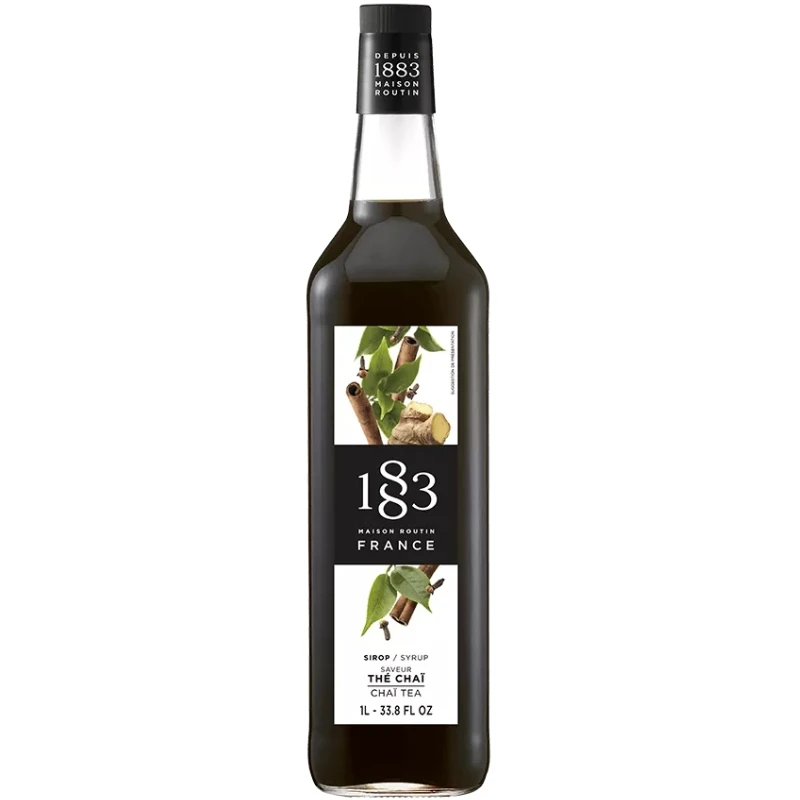 1883 Syrup Chai Tea PET 100 17-4362 by 1883 color Svart