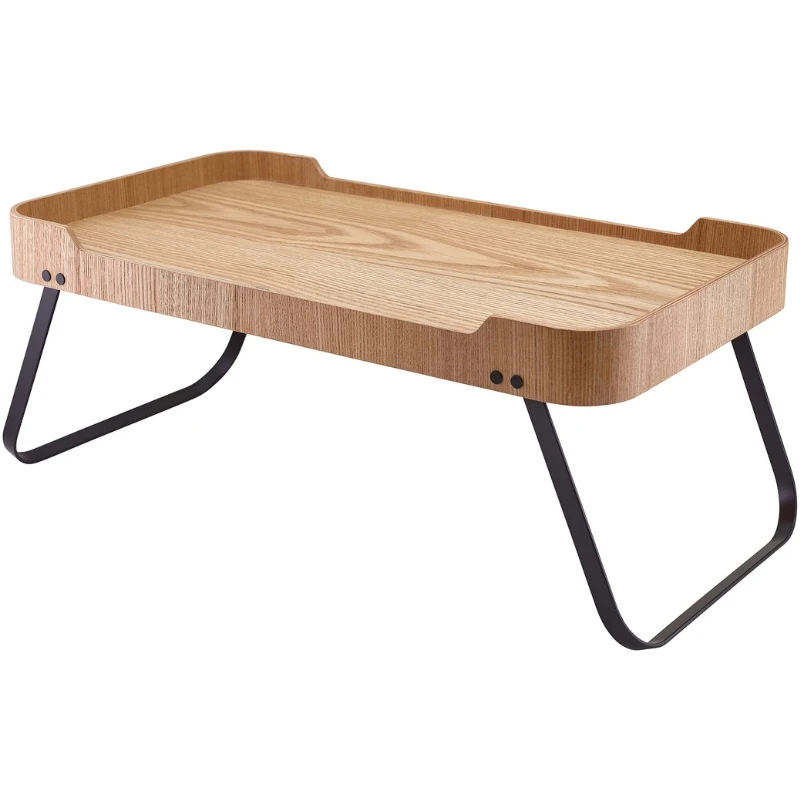 Roomservicebricka Ljus Träfanér 59 x 30 x 23cm WVT-RS5930L by Genware color Svart