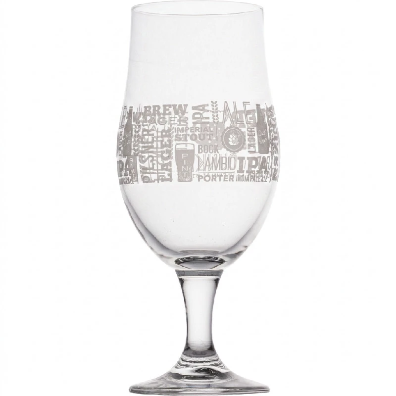 Ölglas med tryck 49 cl CC7001840  color Svart