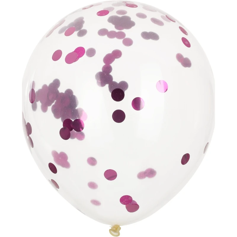 Ballonger - konfetti 8-pack rosa PR2000100  color Svart