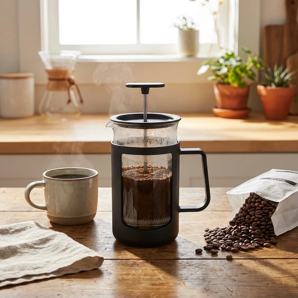 Cafe Press U svart presskanna 600 ml - Hario CPU-4-B  color Svart