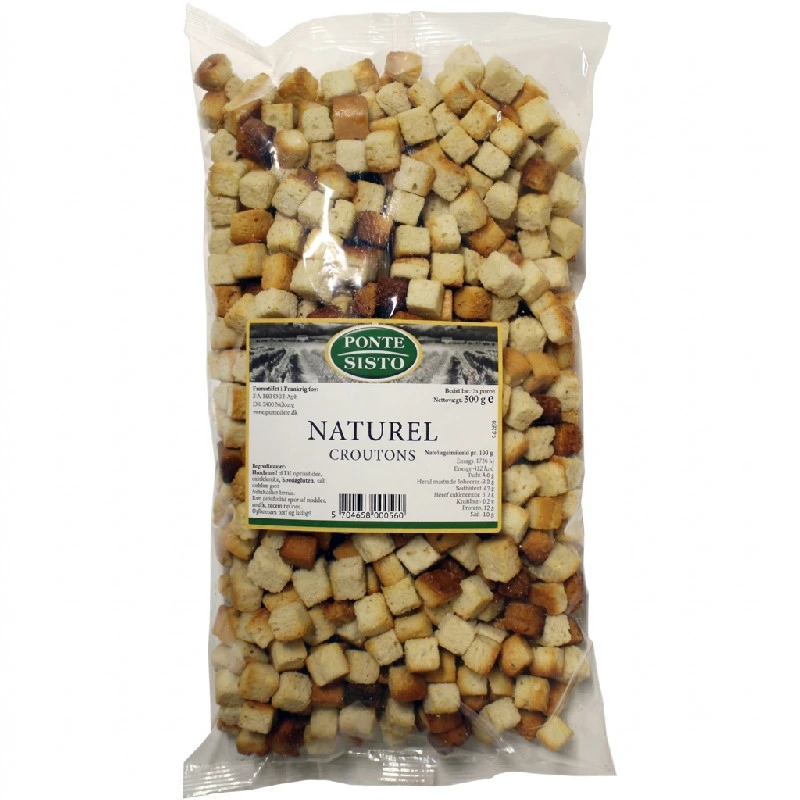 Krutonger Naturell PS (500G) 27520  color Svart