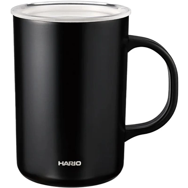 Hario Termomugg med keramisk beläggning 470 ml dubbelväggig CMG-470-B  color Svart