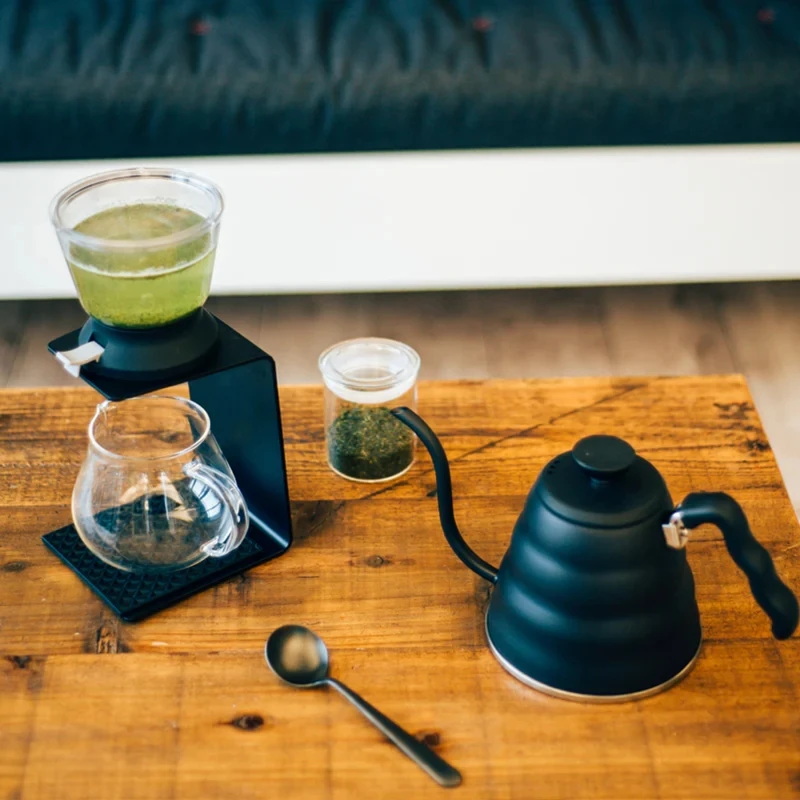 V60 Dripkanna "Buono" Matt Svart 800ml - Hario VKBR-120-MB  color Svart