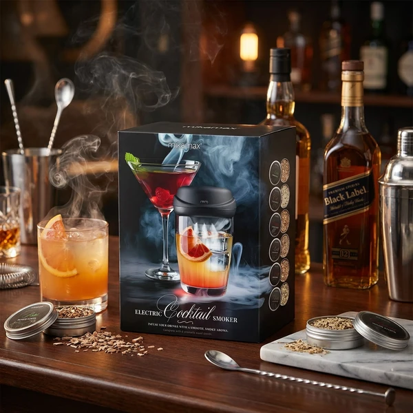 Elektrisk Cocktail Smoker – Uppladdningsbar 05206  color Svart