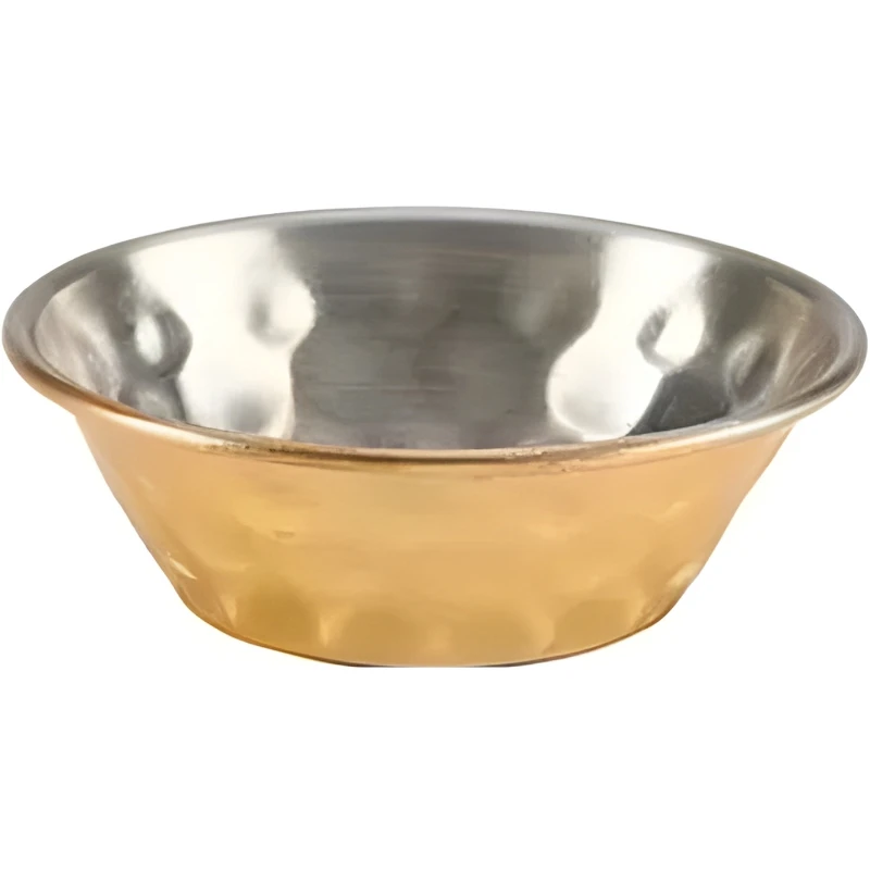 GenWare Förgylld Hamrad Ramekin 43 ml/1,5 oz RAMSTH115GD  color Svart