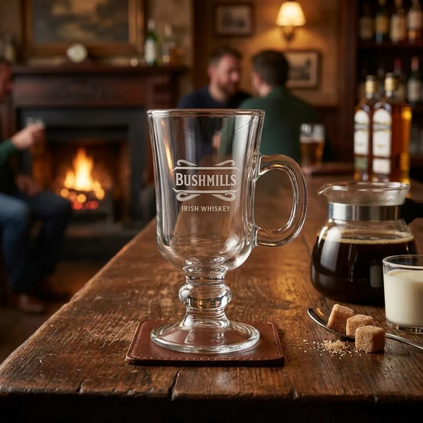 Bushmills Irish Coffee-glas 25 cl Bushmillglas  color Helder