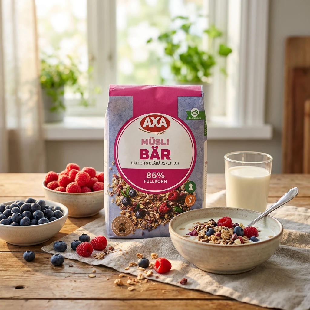 Müsli med bär 600 gram 217199  color Svart