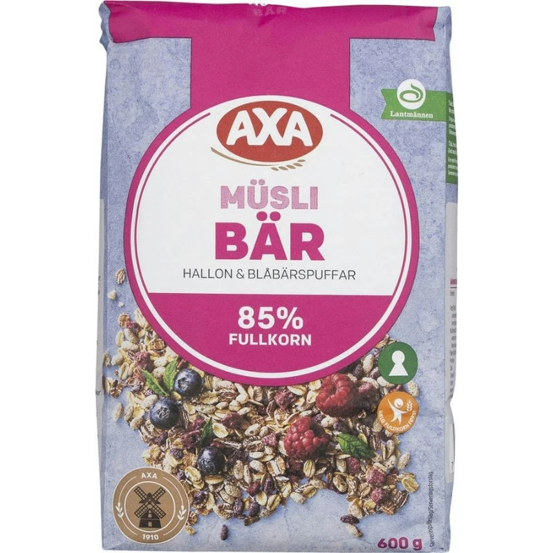 Müsli med bär 600 gram 217199  color Svart