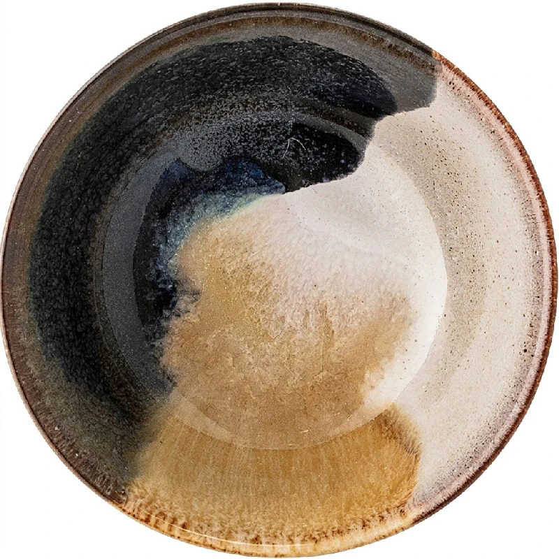 Jules Skål, Grå, Stengods D13xH6 cm 300 ml 82046910  color Svart