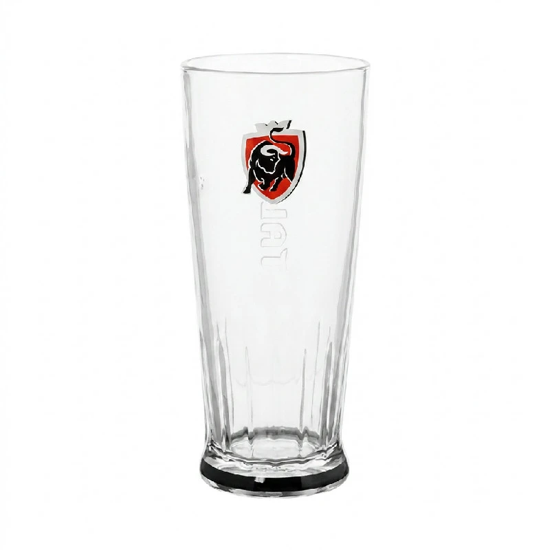Jupiler Tauro Ölglas 33 cl i presentask 220172 by BELGIAN BEER GLASSES color Svart