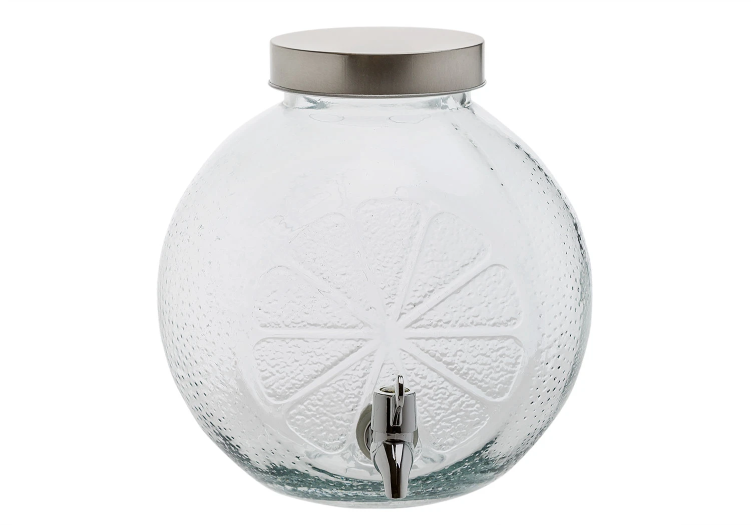 Dryckesdispenser Apelsinformad Glas 4L 2492418 by COSY & TRENDY color Svart