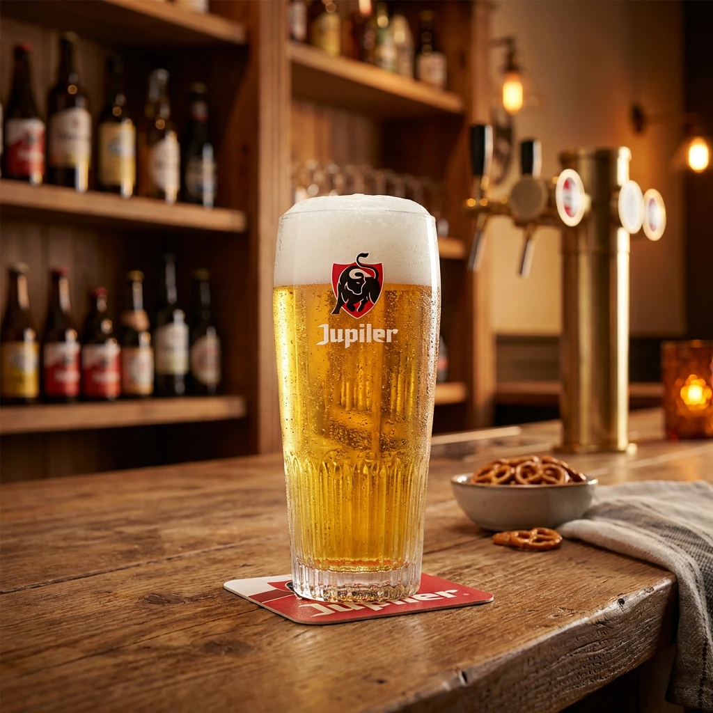 Jupiler Ölglas 25 cl 7581664 by BELGIAN BEER GLASSES color Svart