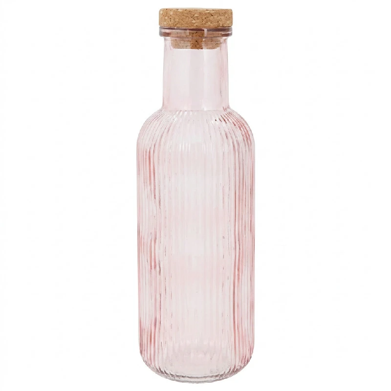 Karaff med Propp Rosa Glas 1L 5426002 by COSY & TRENDY color Svart