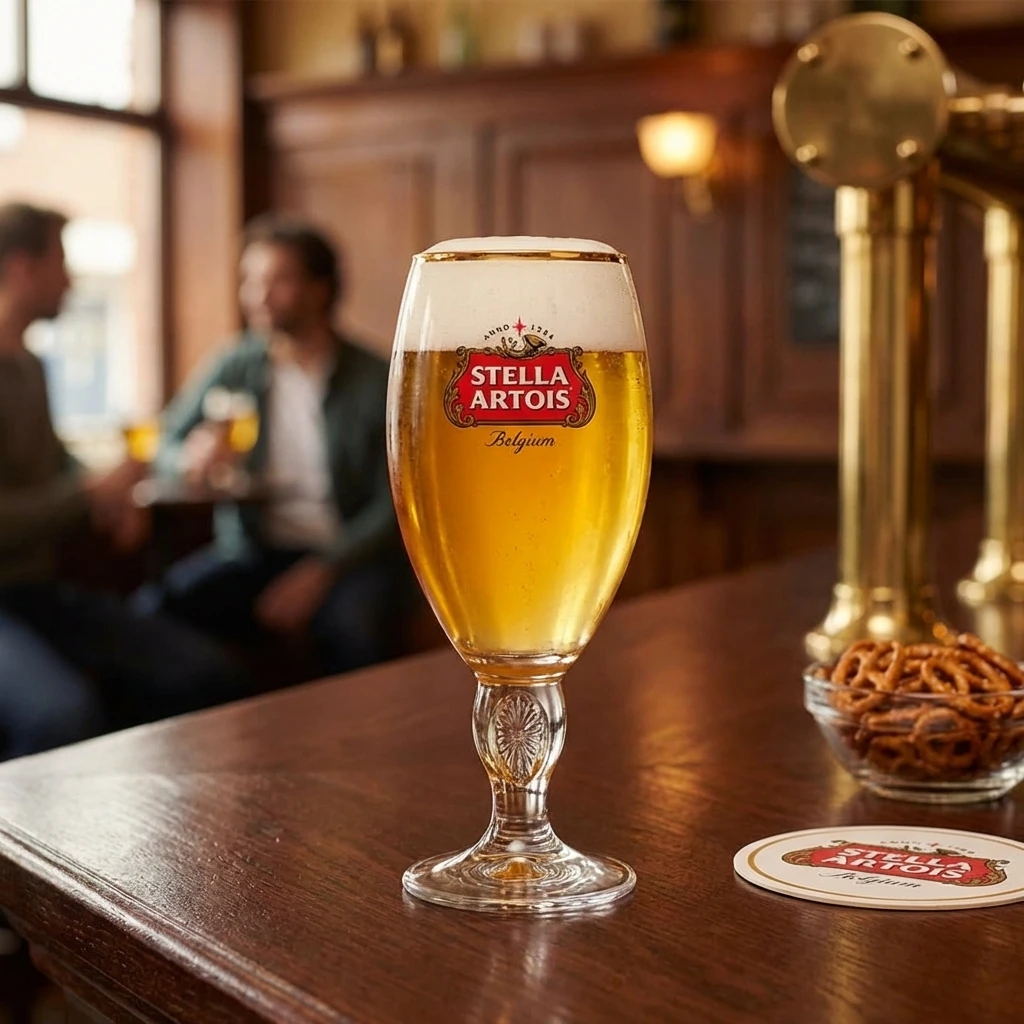 Ölglas 25 cl Glas 220180 by BELGIAN BEER GLASSES color Svart