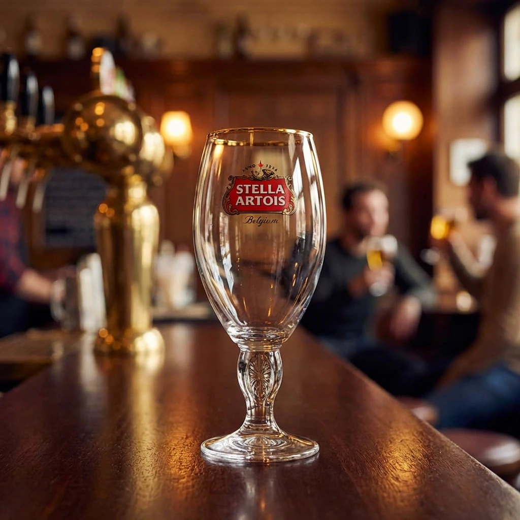 Stella Artois Ölglas 25 cl Presentförpackning 220182 by BELGIAN BEER GLASSES color Svart