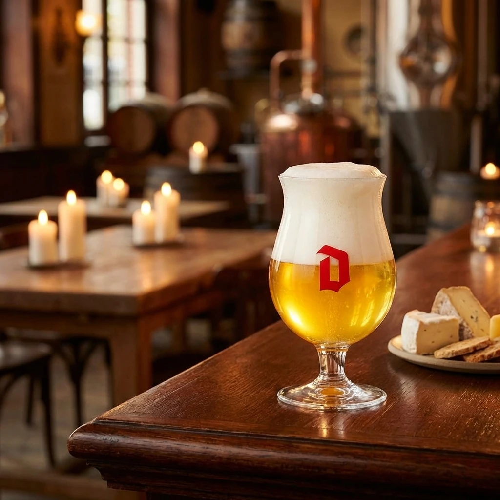 Duvel Ölglas 33cl i Presentförpackning 220202A by BELGIAN BEER GLASSES color Svart