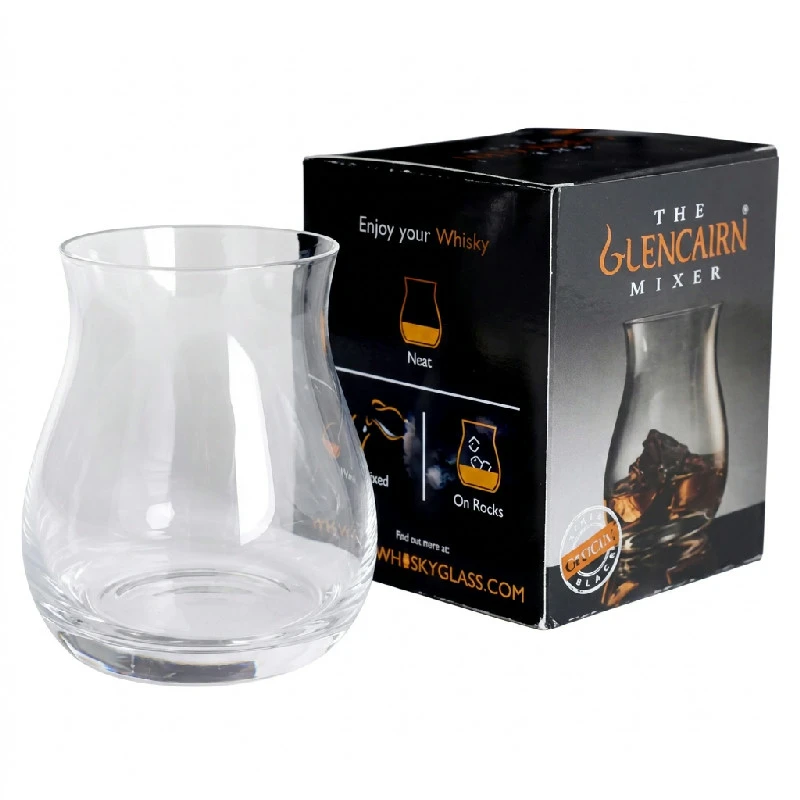 Glencairn Mixer Whiskyglas 35 cl i presentförpackning 5313001 by GLENCAIRN color Svart