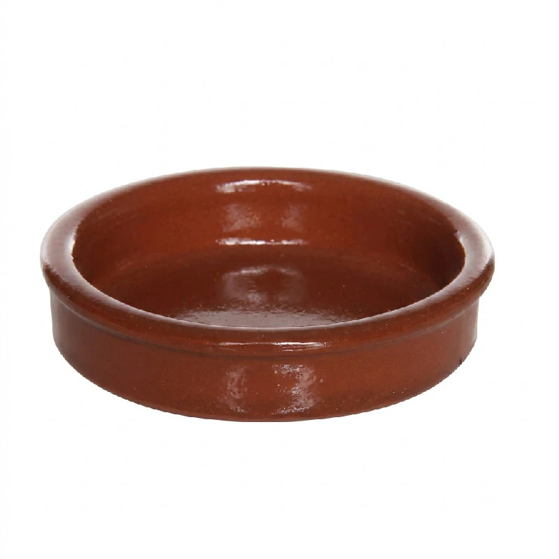 REGAS Minikastrull Brun Stengods Ø6x1,6 cm 0006 by REGAS color Svart