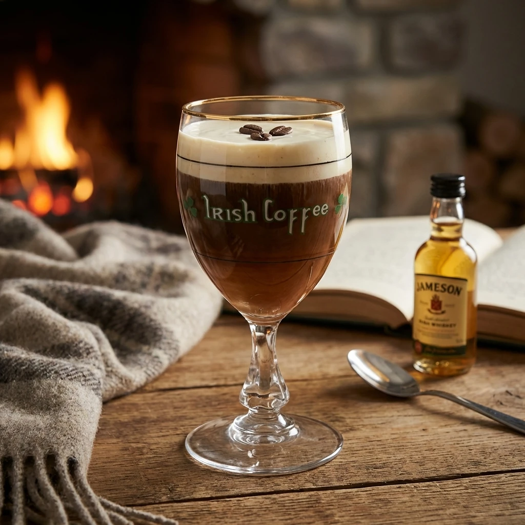 Irish Coffee Glas 24 cl 4 st 1596176 by COSY MOMENTS color Svart